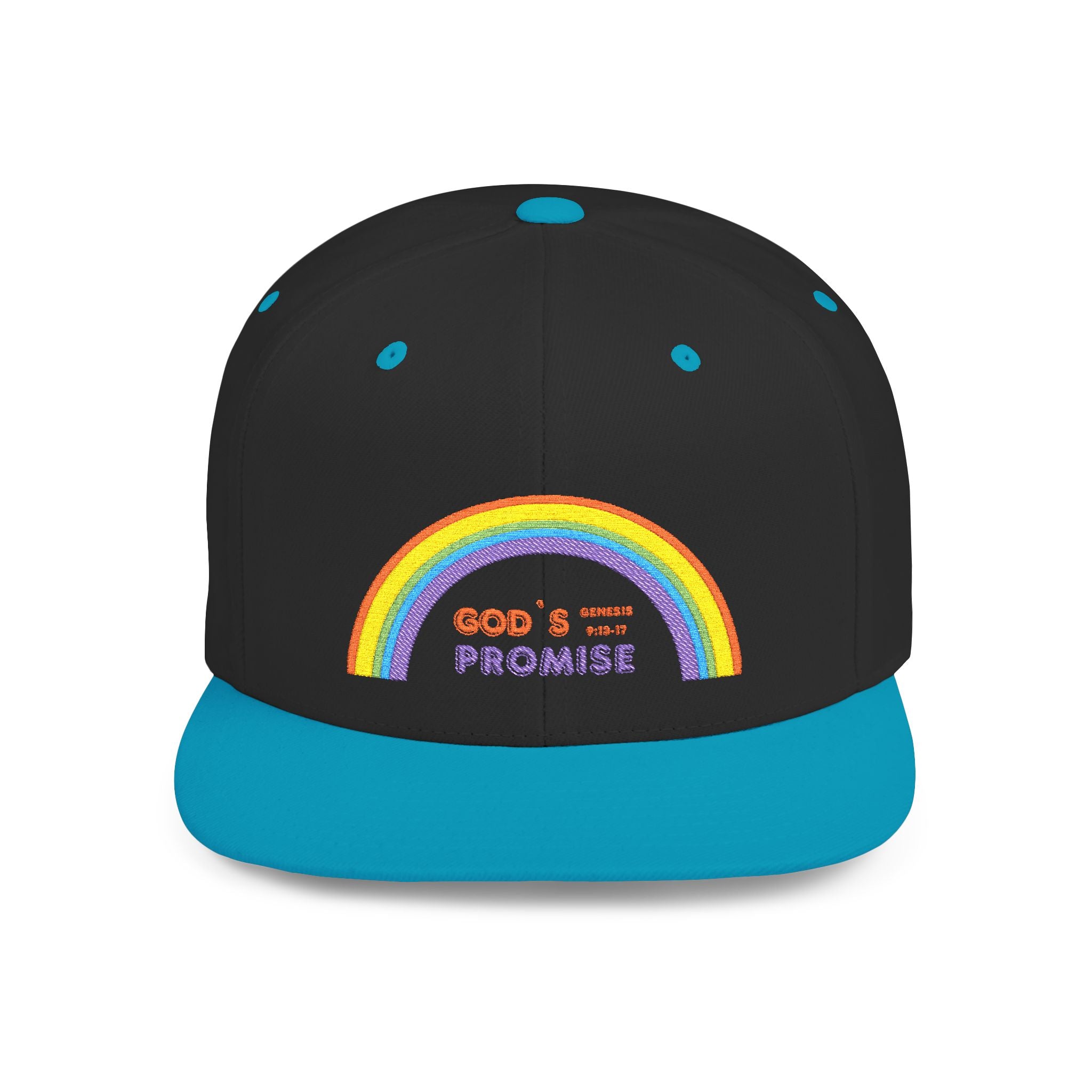 'God's Promise' Flat Bill Snapback Hat