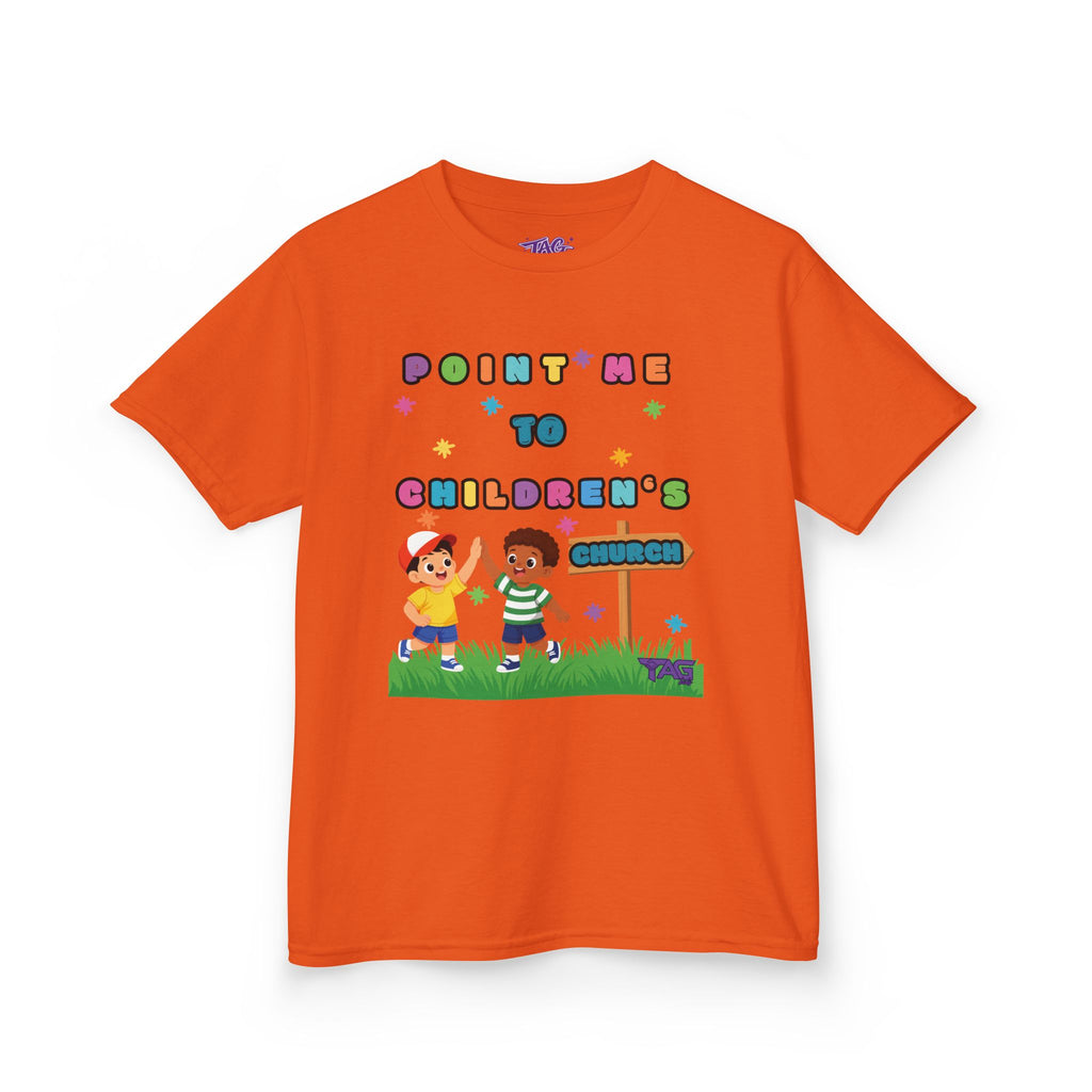 Point Me To Children`s Church Kids Tee