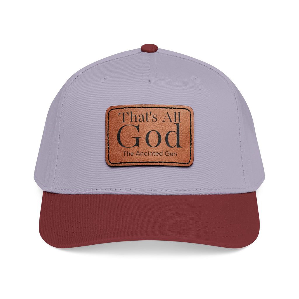 "That's All God" Leather Patch Baseball Cap
