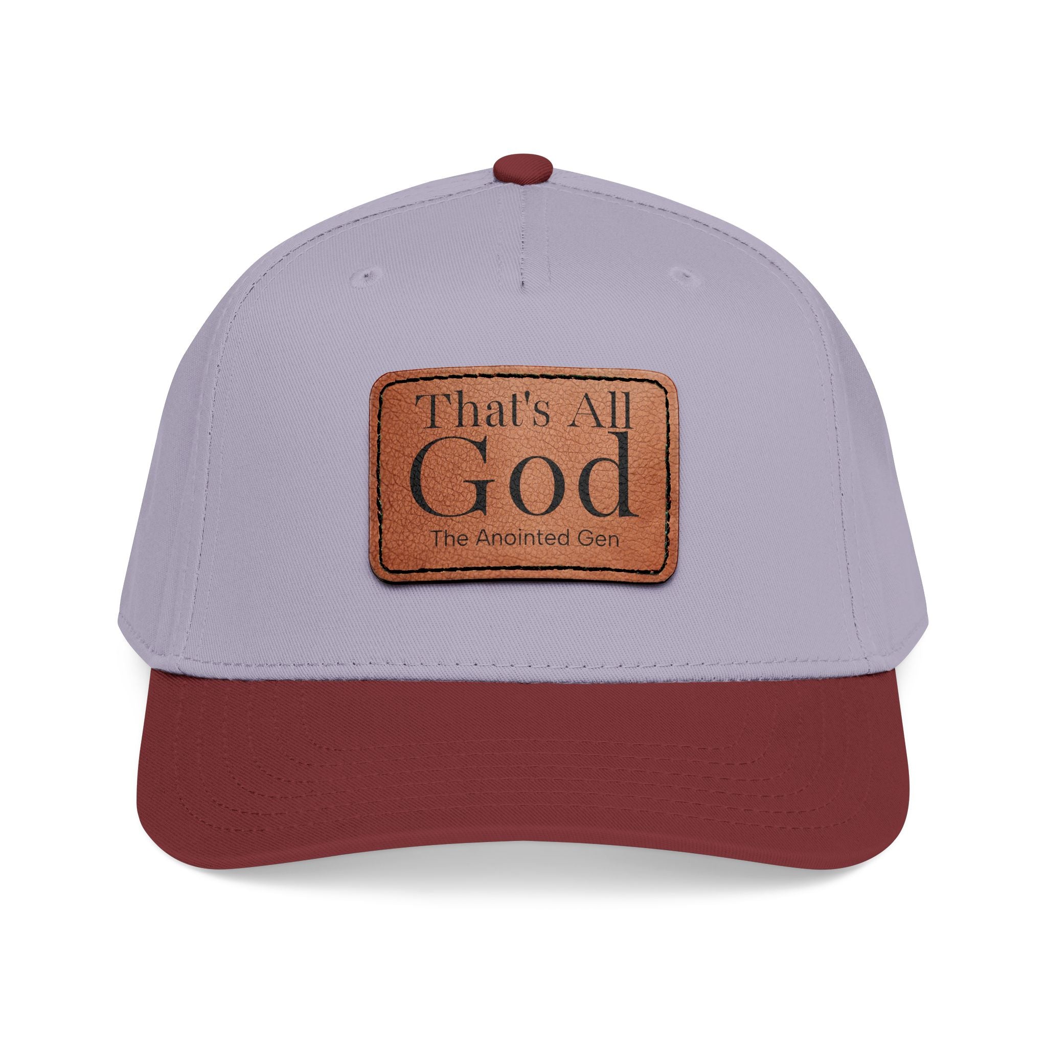 "That's All God" Leather Patch Baseball Cap