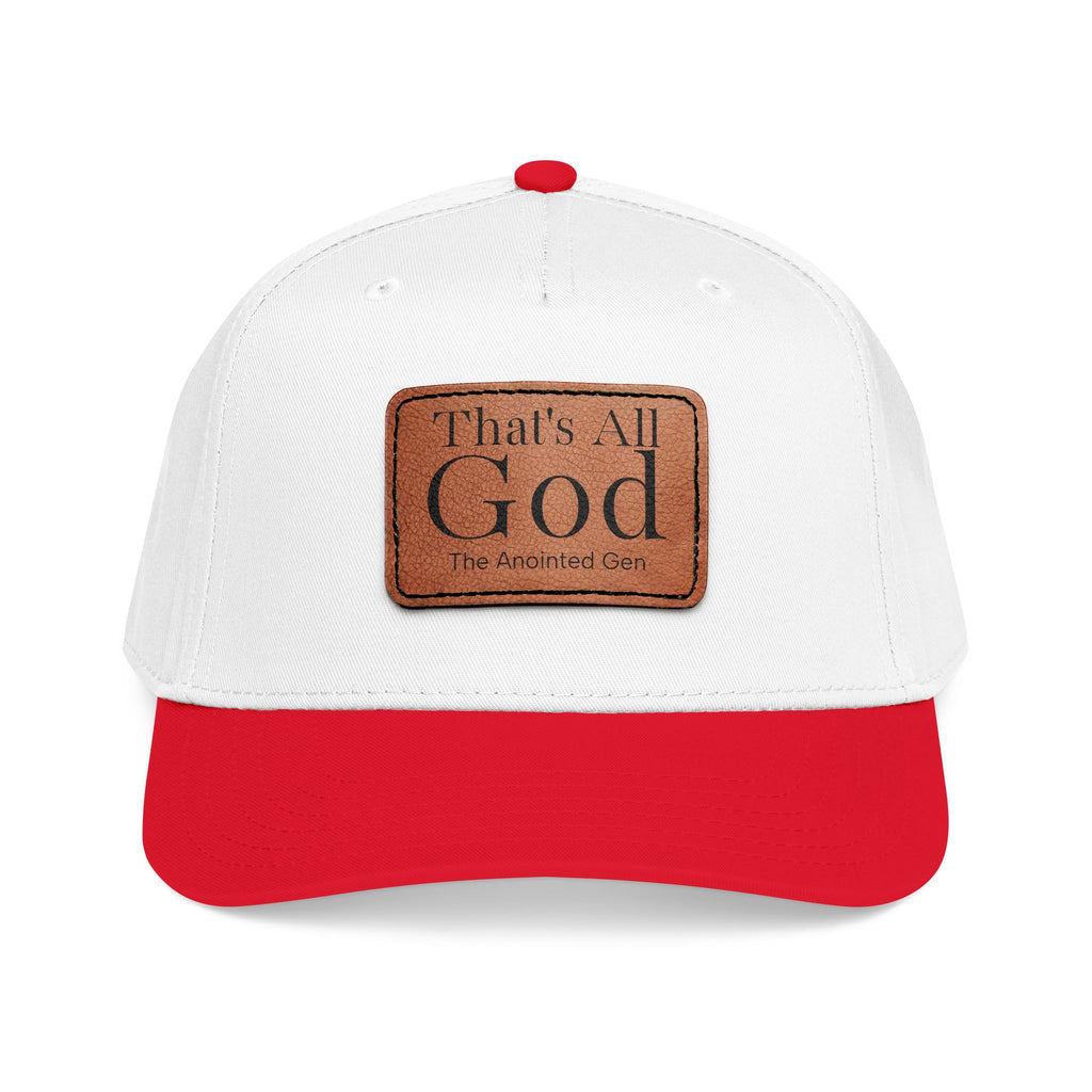 "That's All God" Leather Patch Baseball Cap