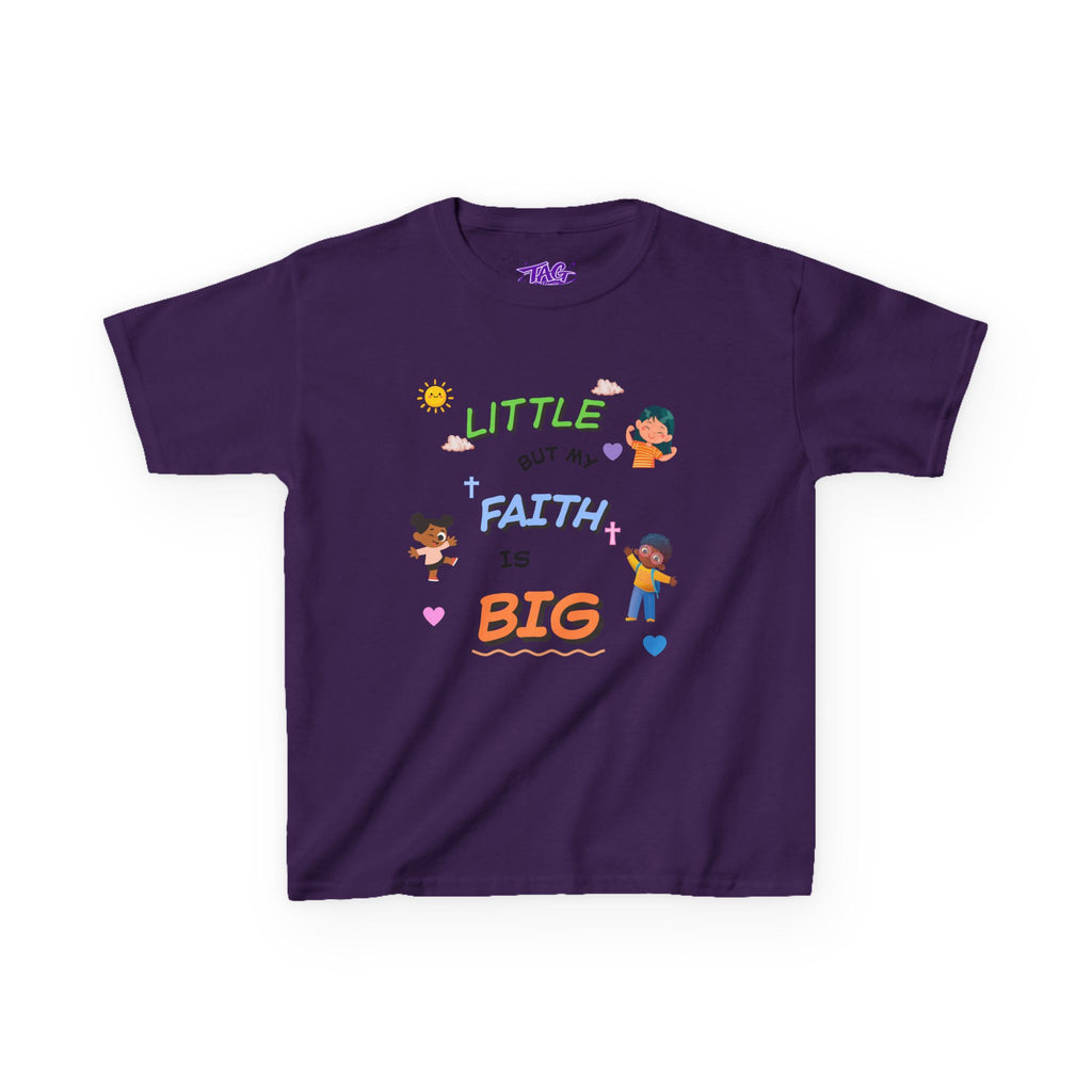 "Little But My Faith Is Big" Kids Tee