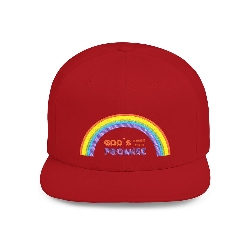 'God's Promise' Flat Bill Snapback Hat