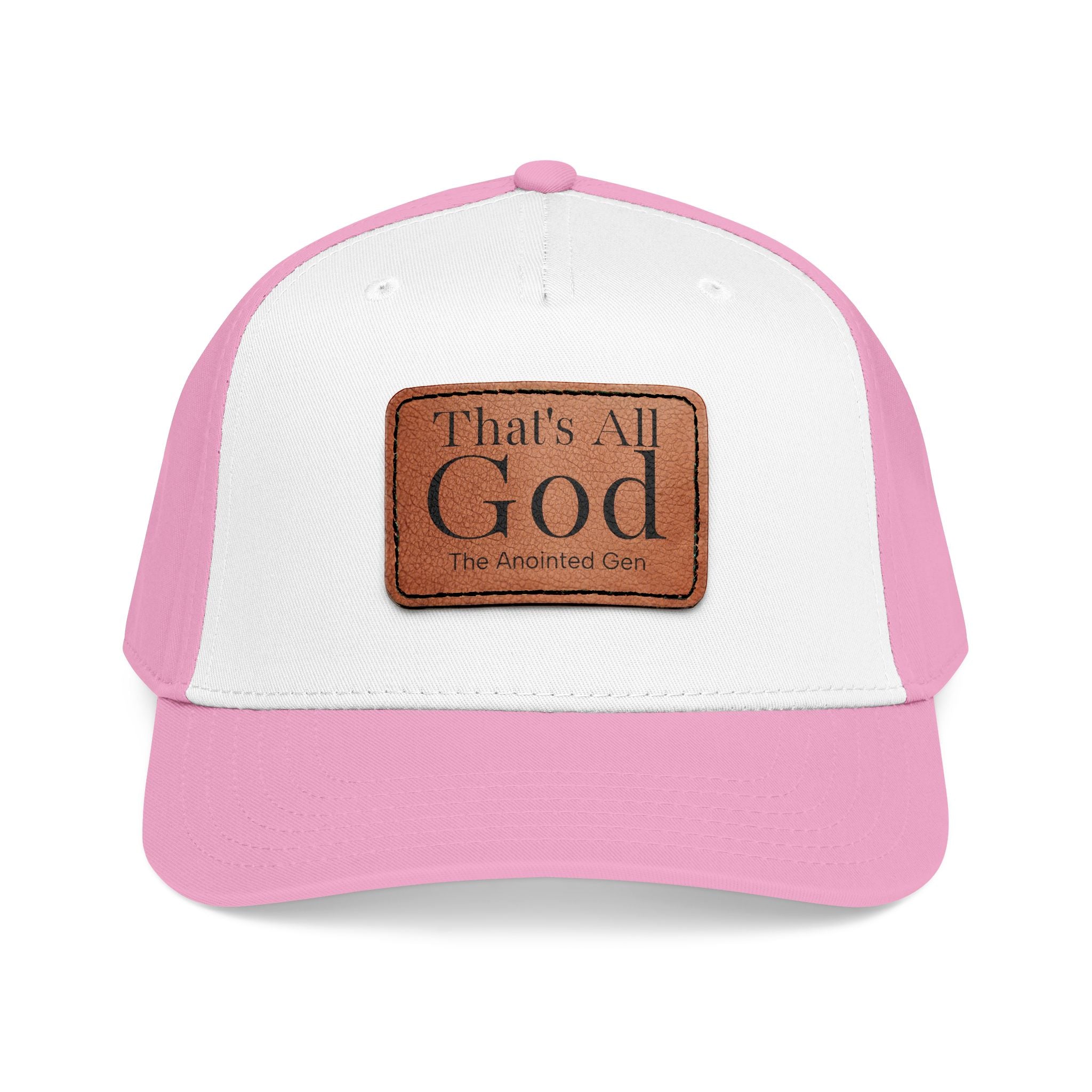 "That's All God" Leather Patch Baseball Cap