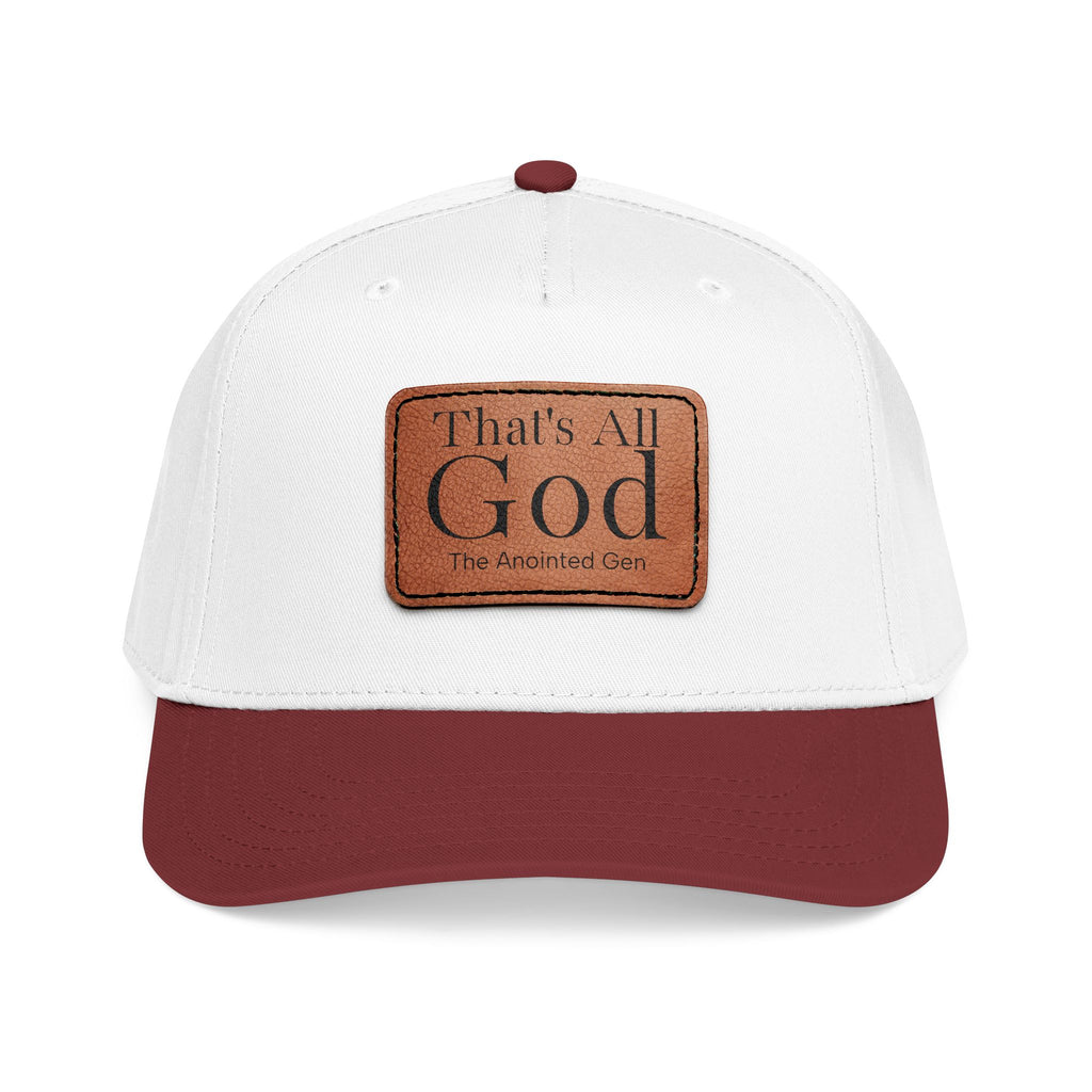 "That's All God" Leather Patch Baseball Cap