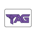 TAG Logo Desk Mat — Purple Handshake Gaming/Work Mousepad