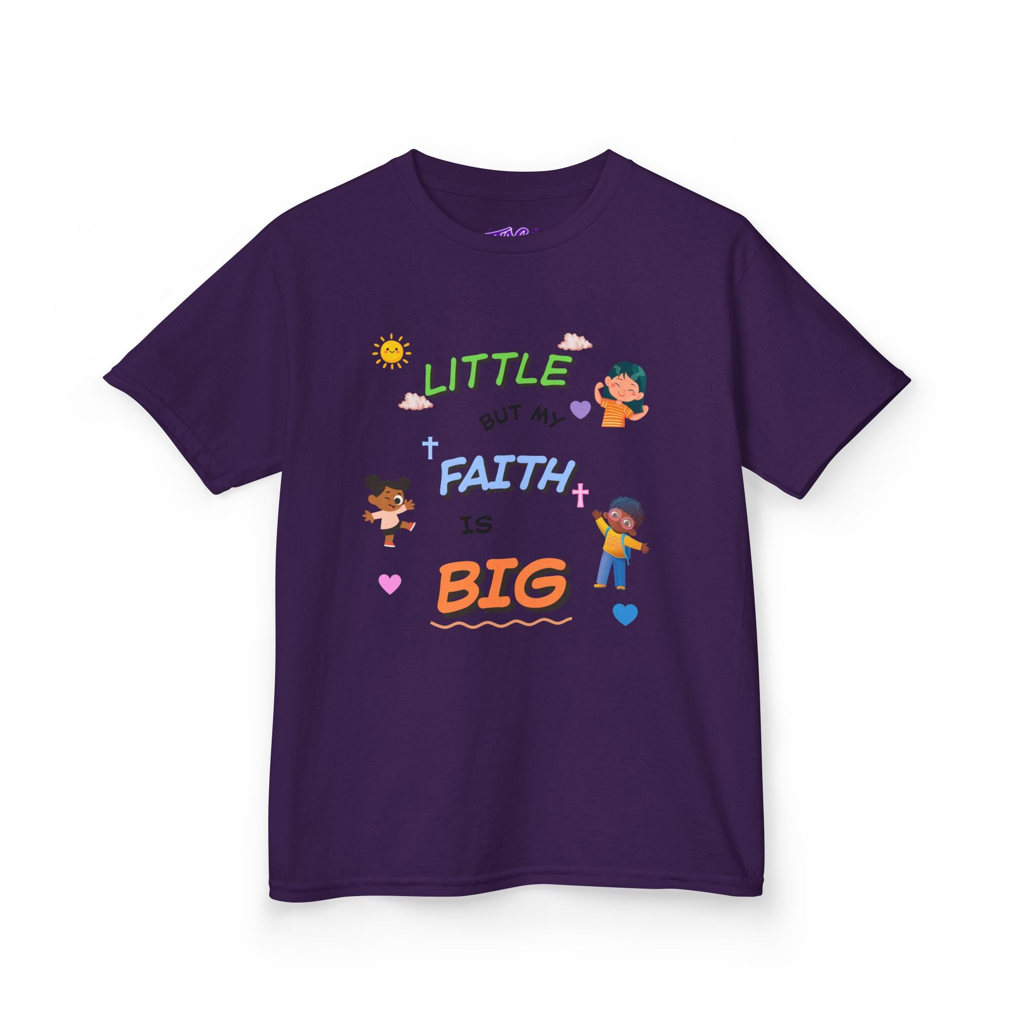"Little But My Faith Is Big" Kids Tee