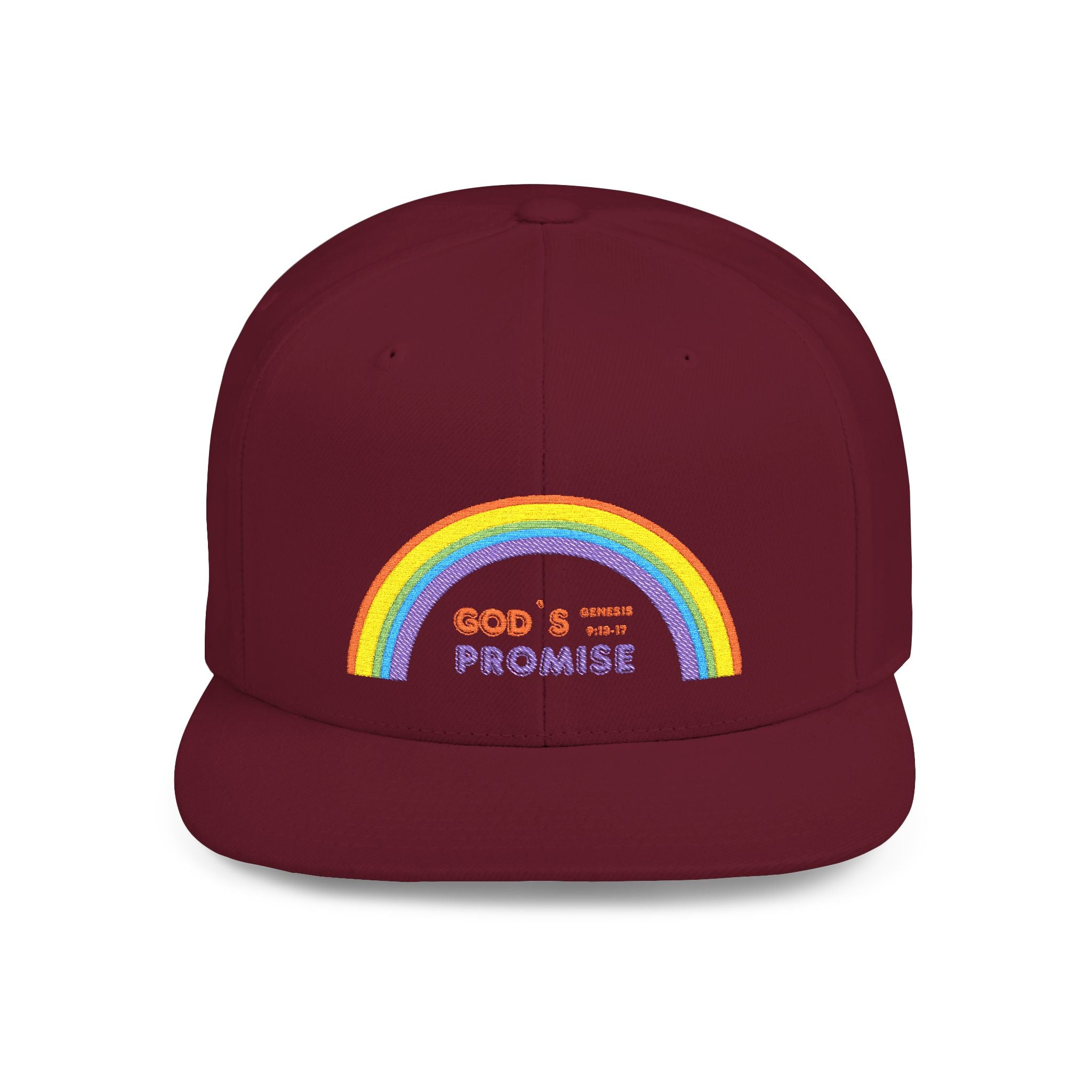 'God's Promise' Flat Bill Snapback Hat