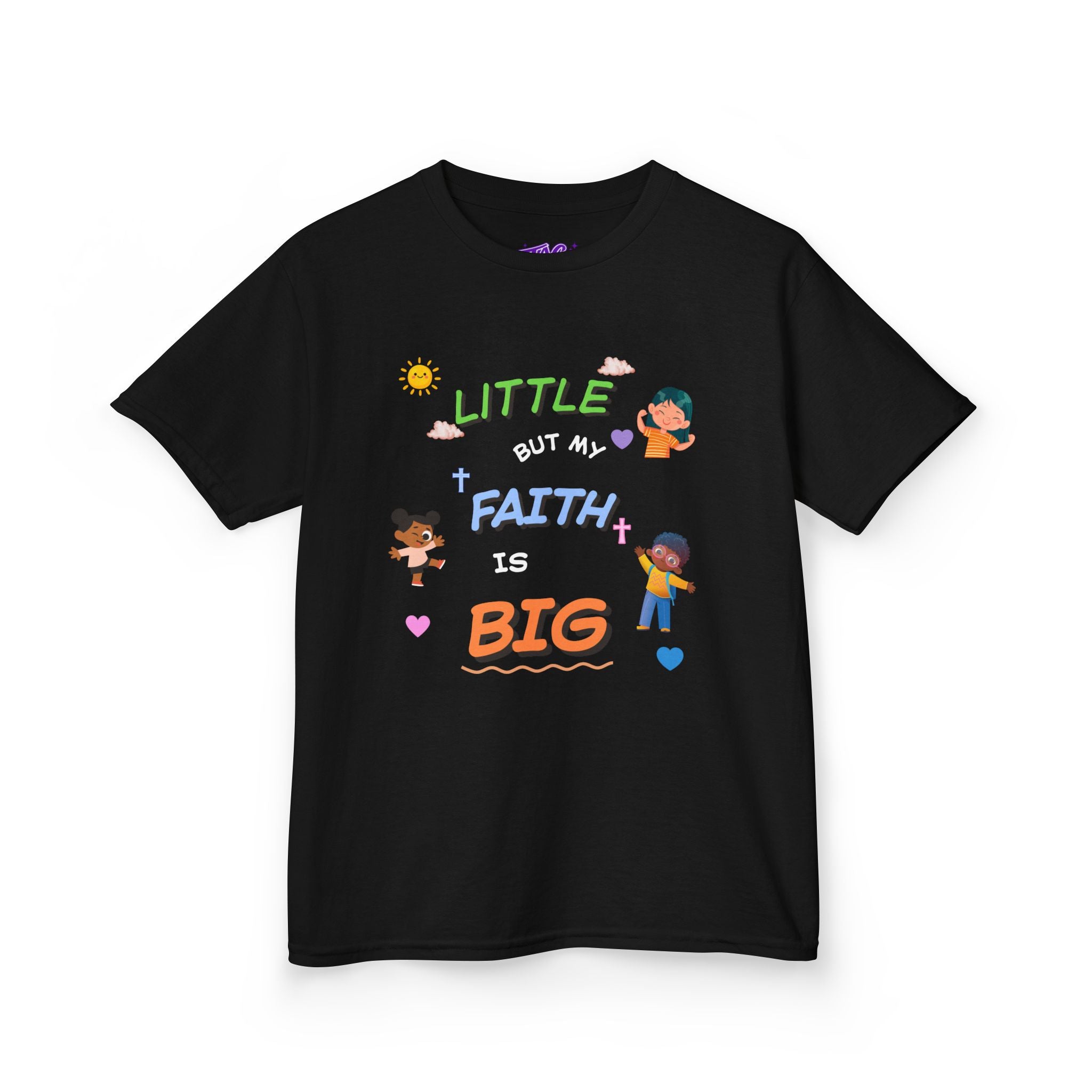 "Little But My Faith Is Big" Kids Tee