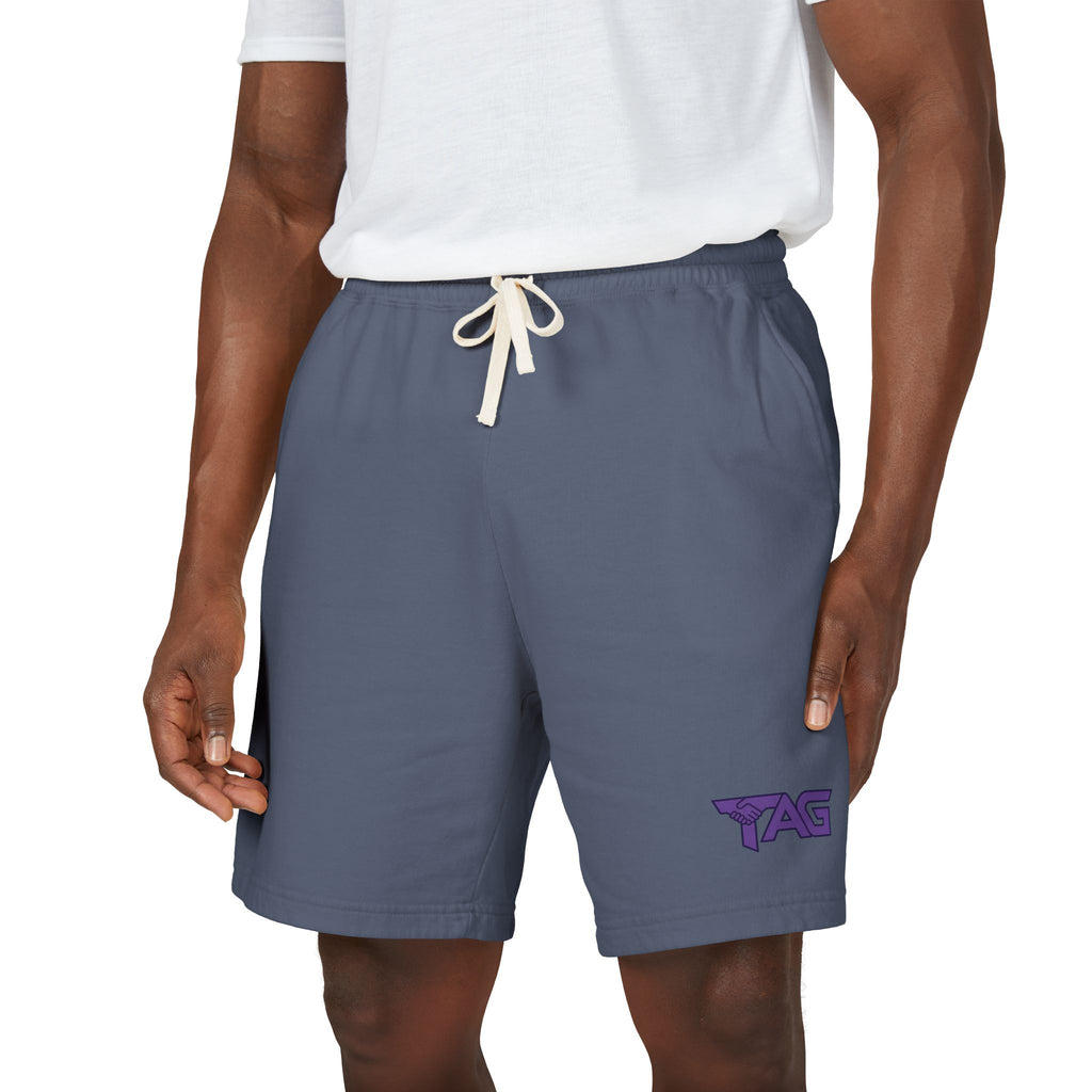 Unisex Garment-Dyed Lightweight Fleece Sweat Shorts