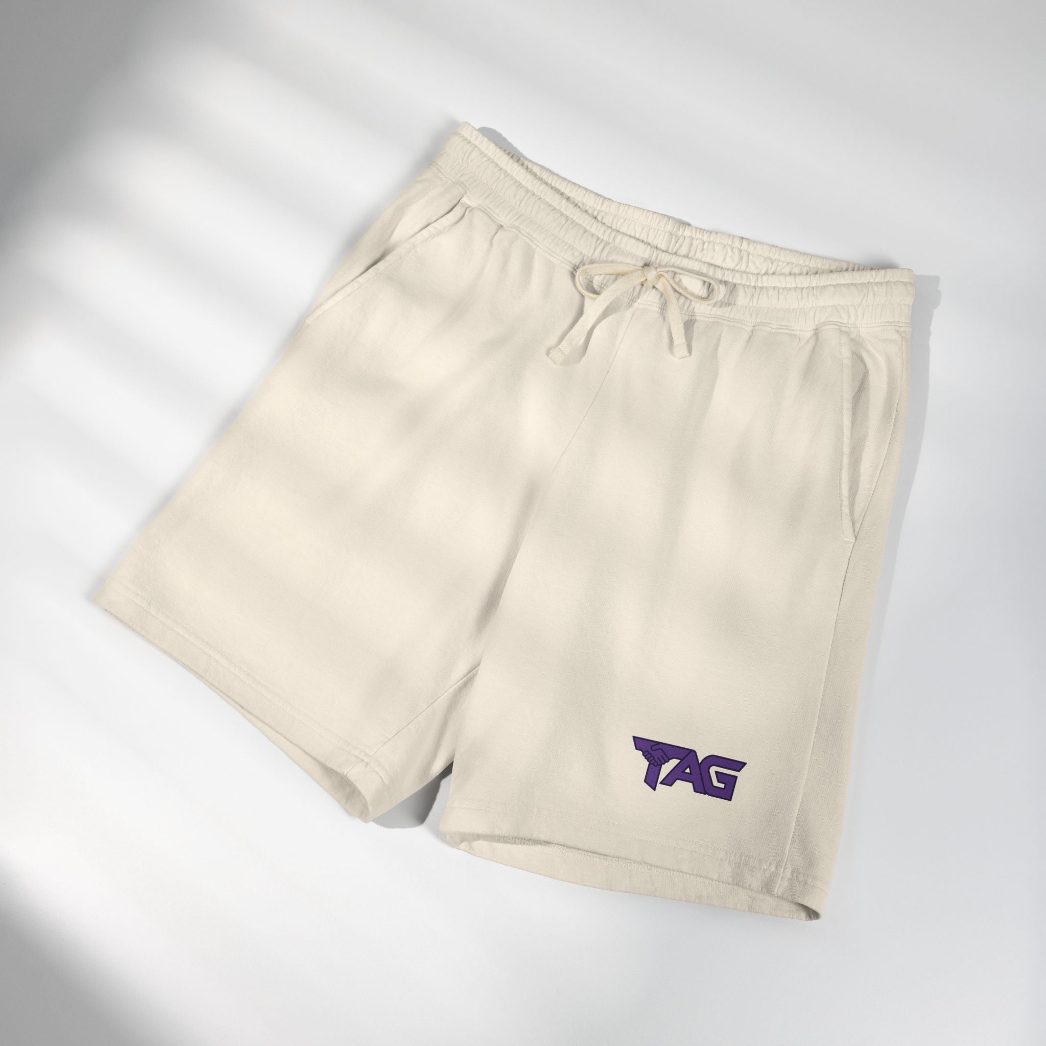 Unisex Garment-Dyed Lightweight Fleece Sweat Shorts