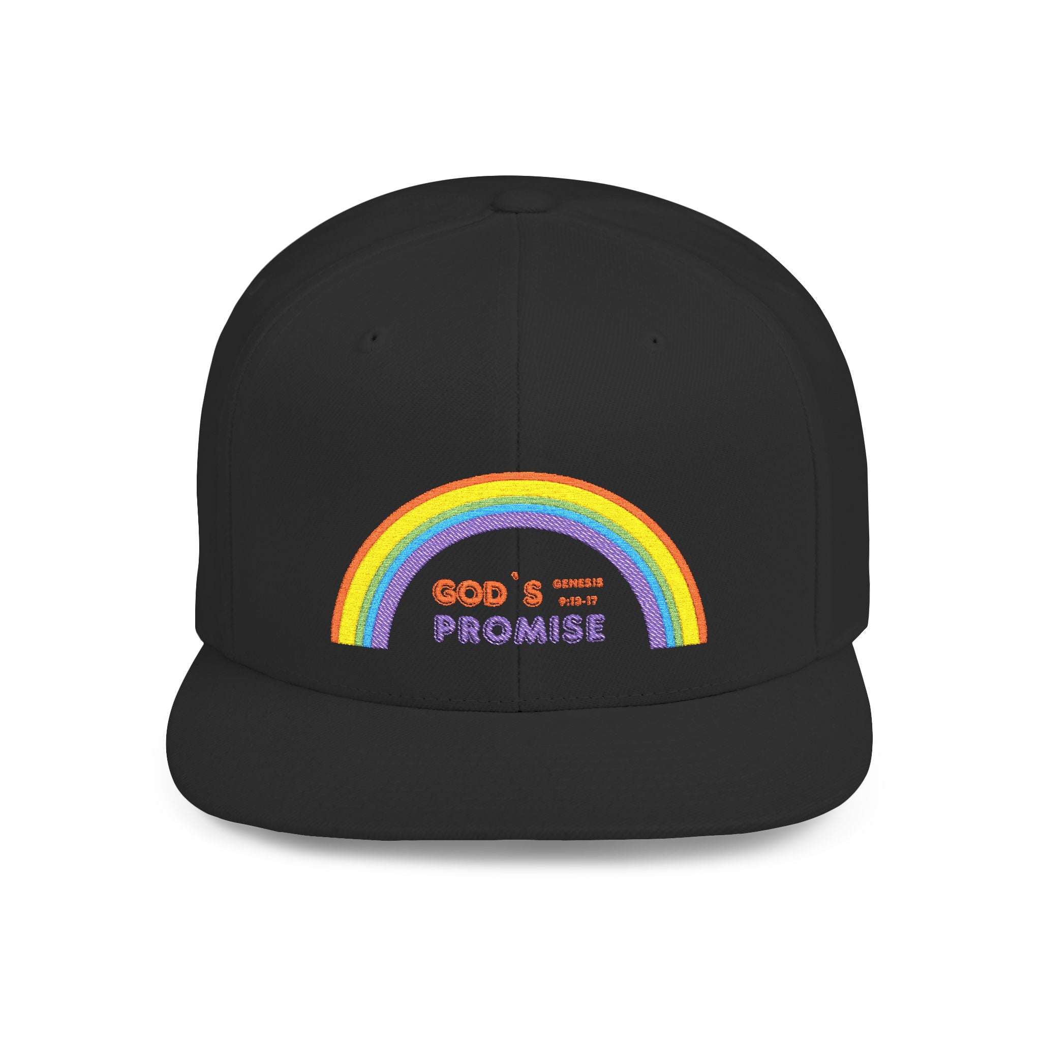 'God's Promise' Flat Bill Snapback Hat