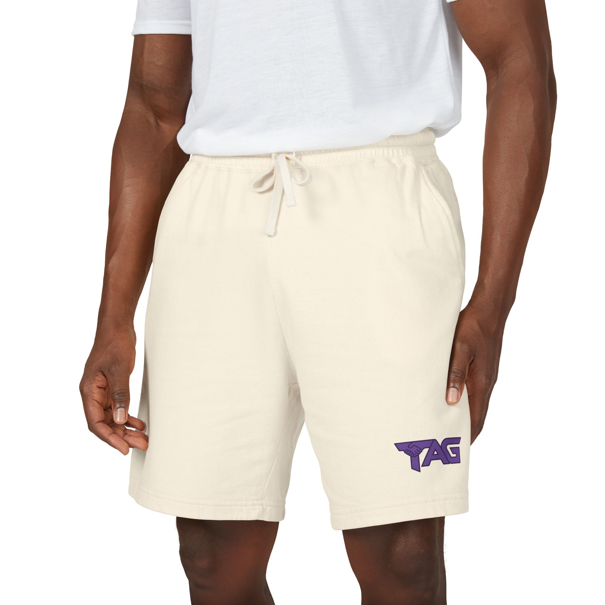 Unisex Garment-Dyed Lightweight Fleece Sweat Shorts