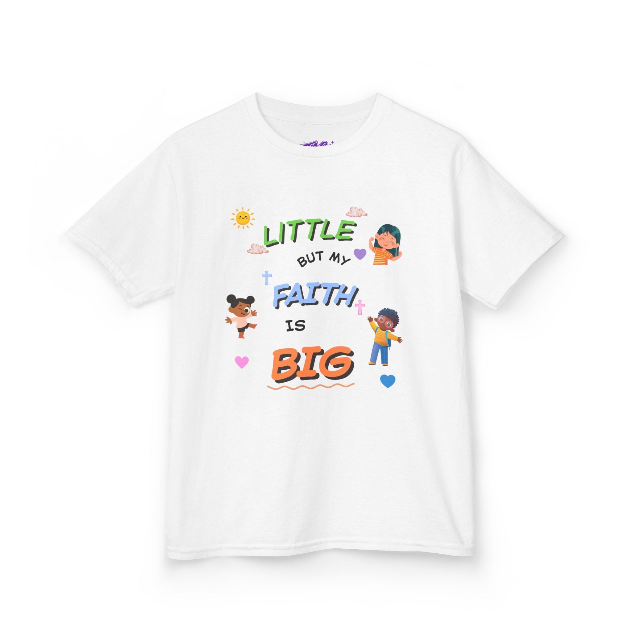 "Little But My Faith Is Big" Kids Tee