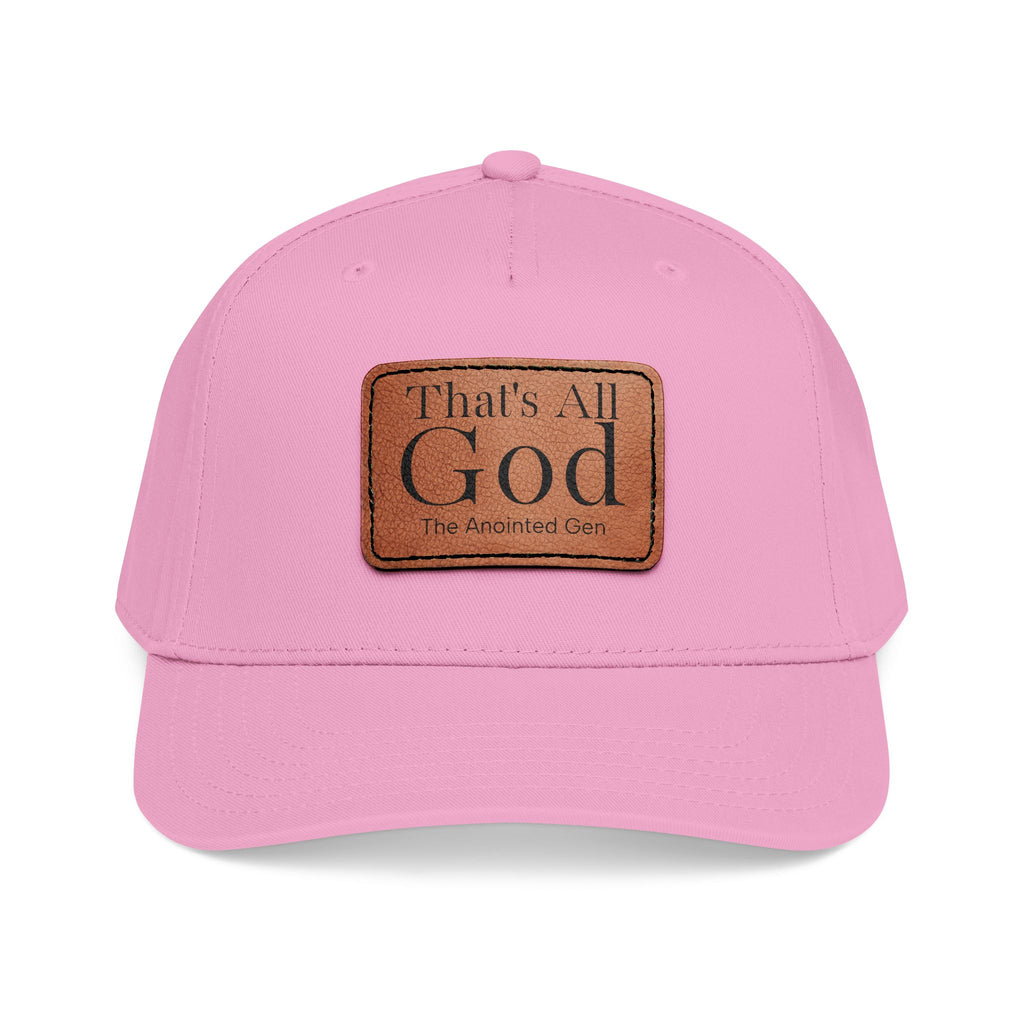 "That's All God" Leather Patch Baseball Cap