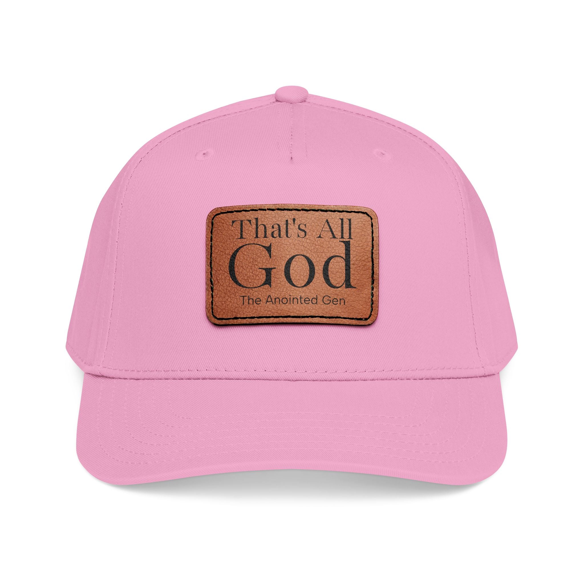 "That's All God" Leather Patch Baseball Cap