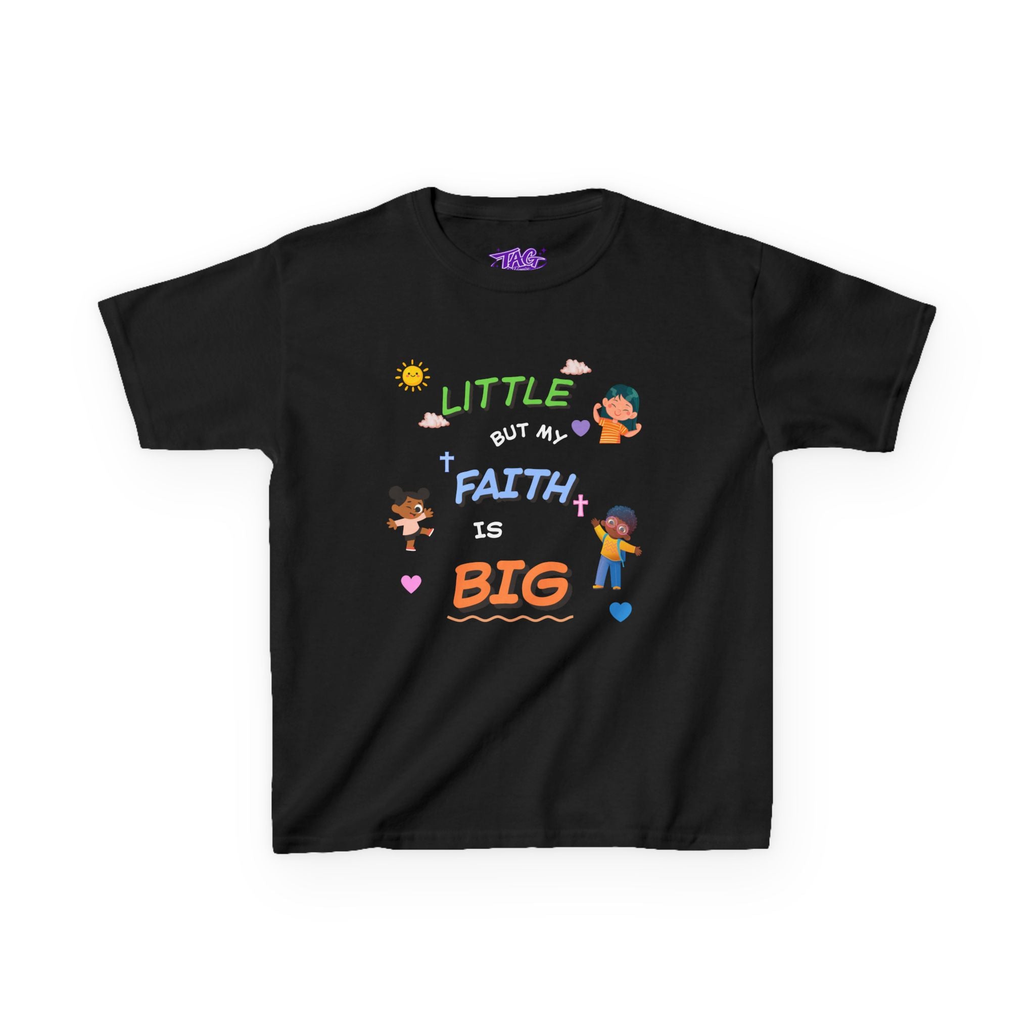 "Little But My Faith Is Big" Kids Tee