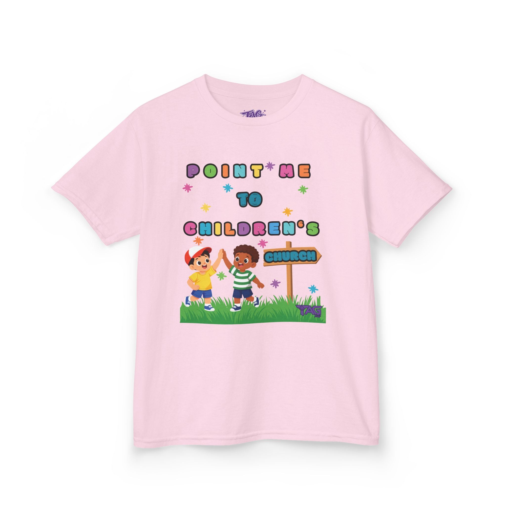 Point Me To Children`s Church Kids Tee