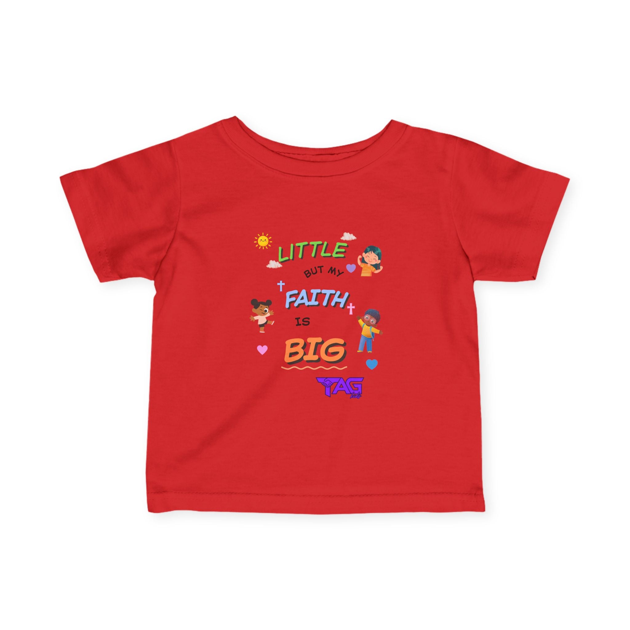 "Little but My Faith Is Big" Infant Tee