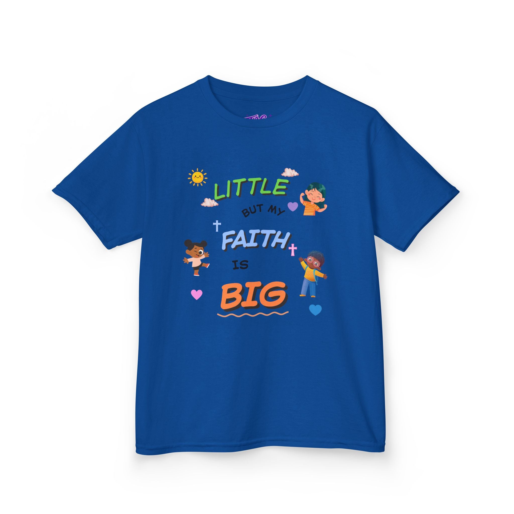 "Little But My Faith Is Big" Kids Tee