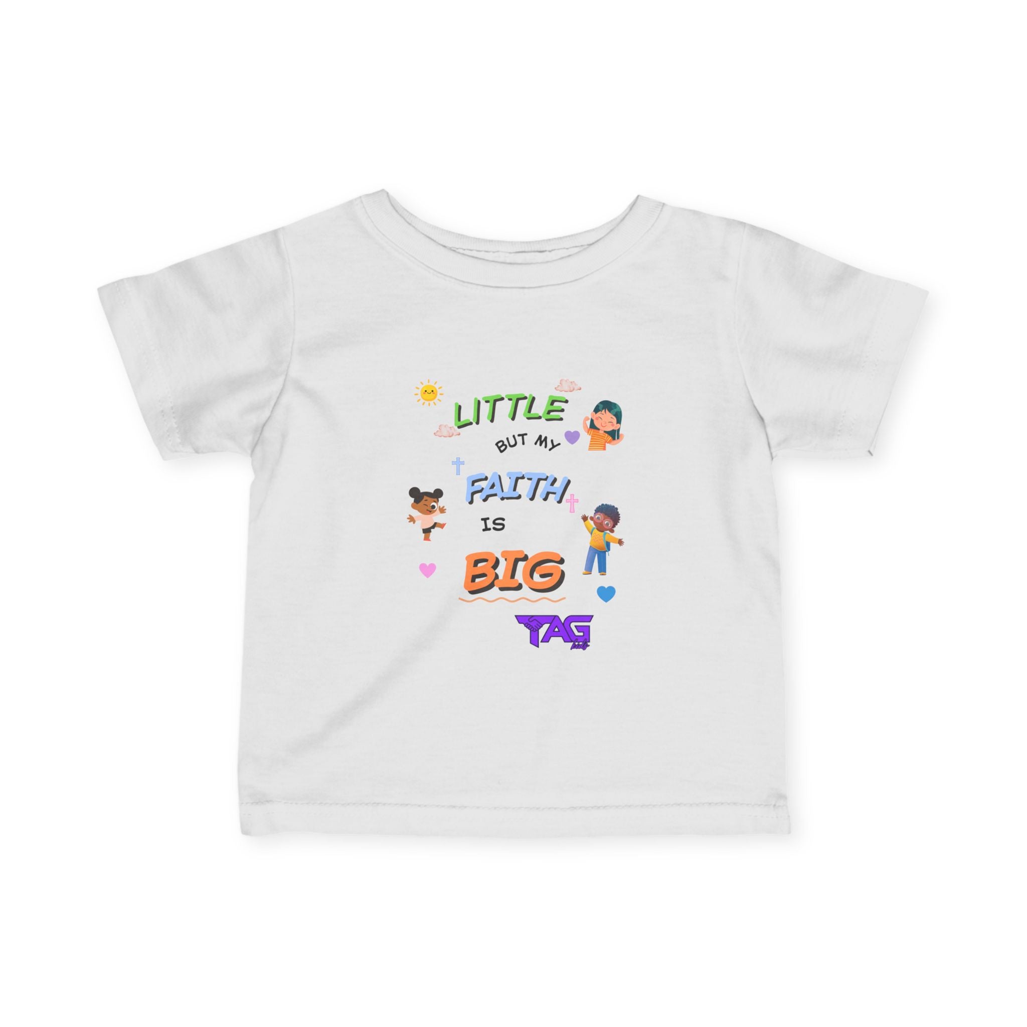 "Little but My Faith Is Big" Infant Tee