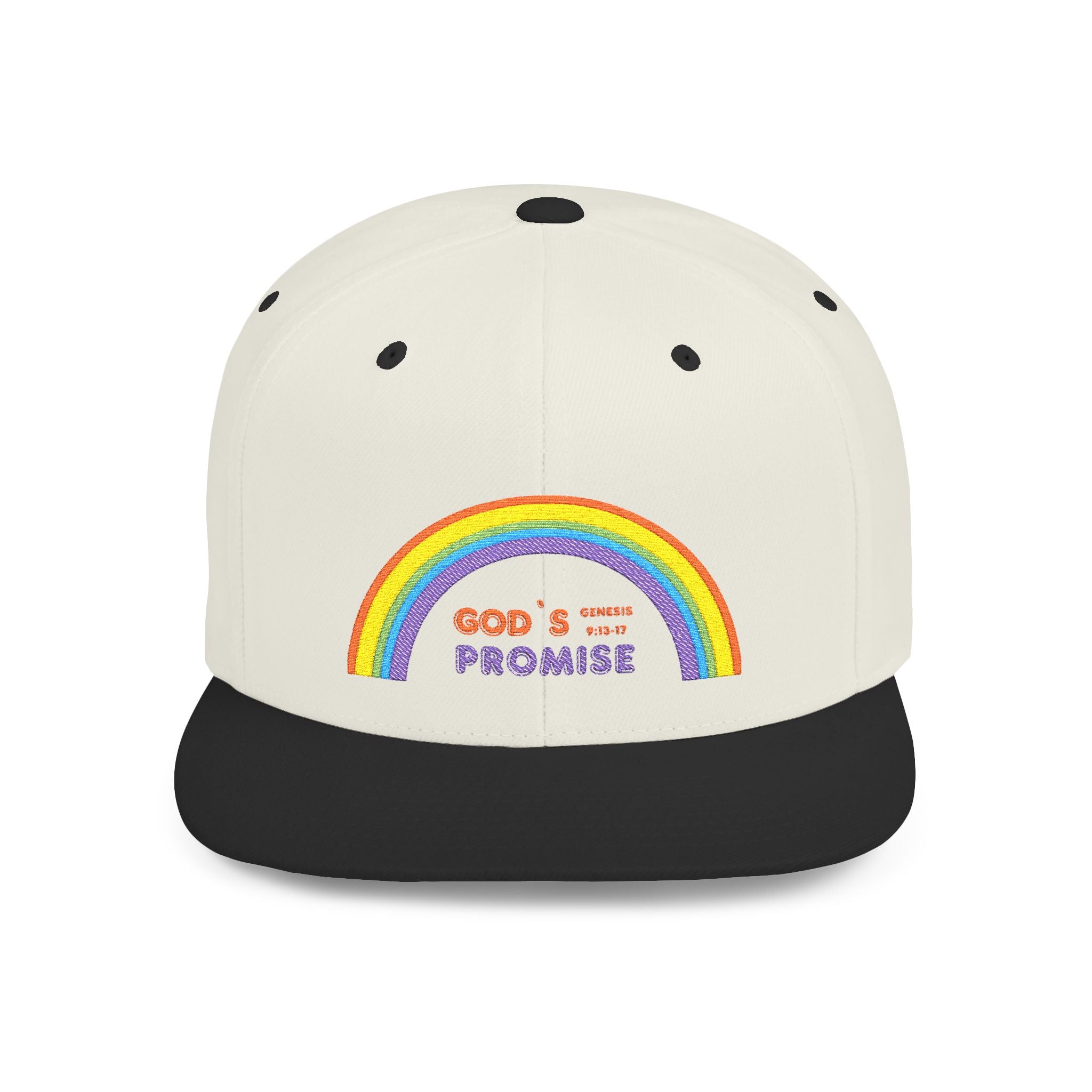 'God's Promise' Flat Bill Snapback Hat