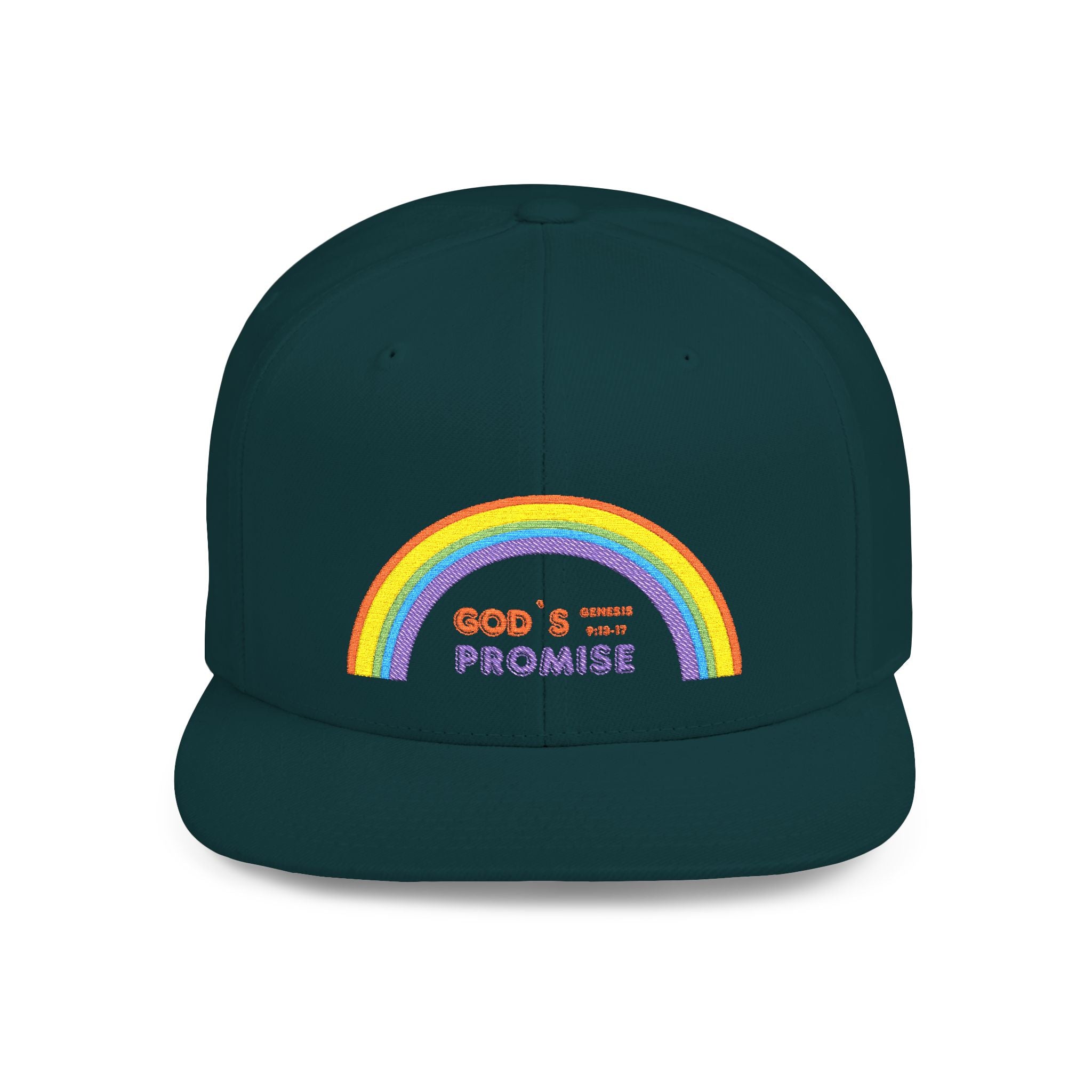 'God's Promise' Flat Bill Snapback Hat