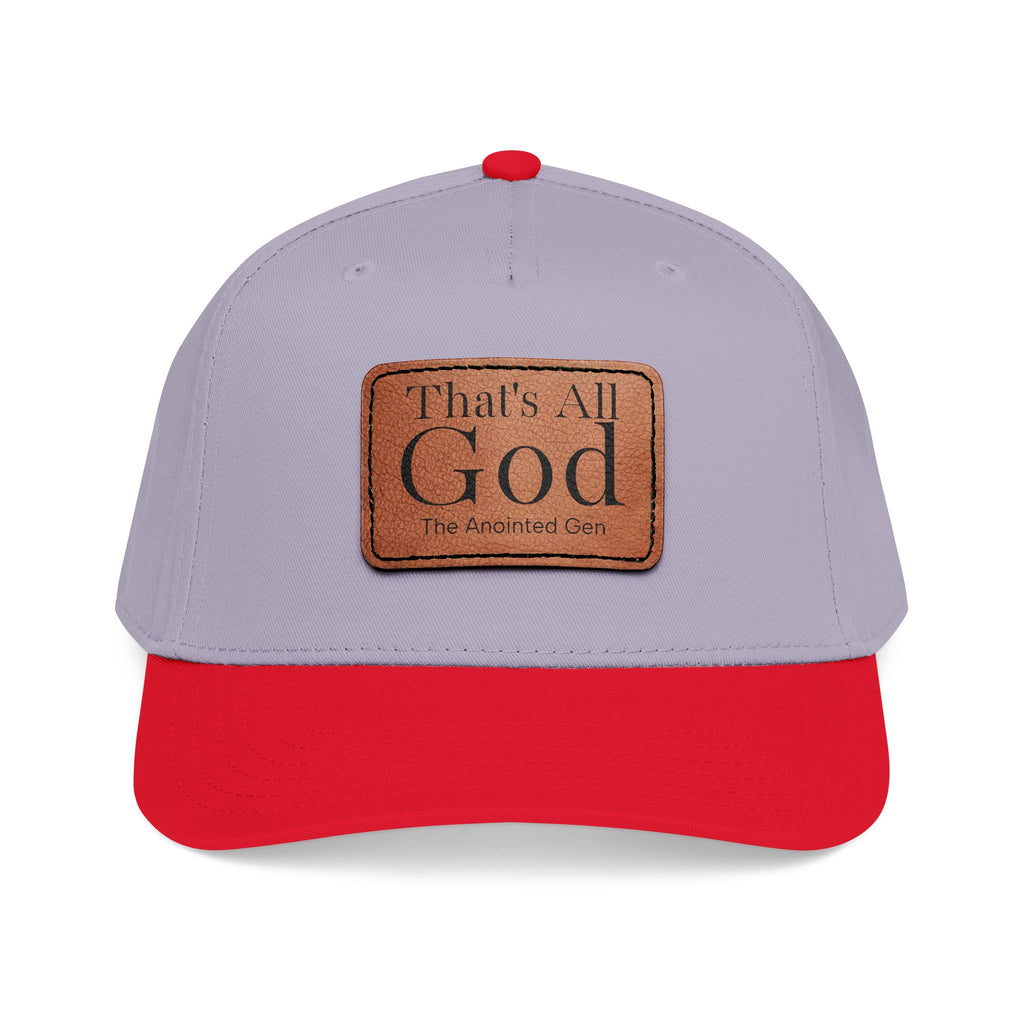 "That's All God" Leather Patch Baseball Cap