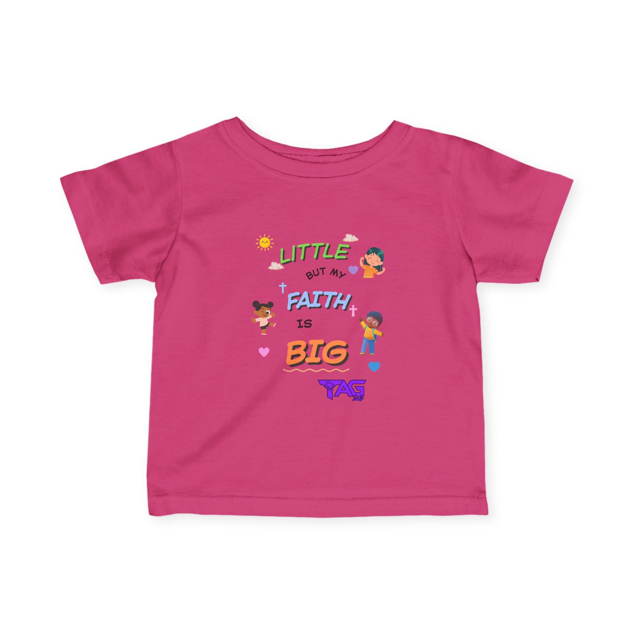 "Little but My Faith Is Big" Infant Tee