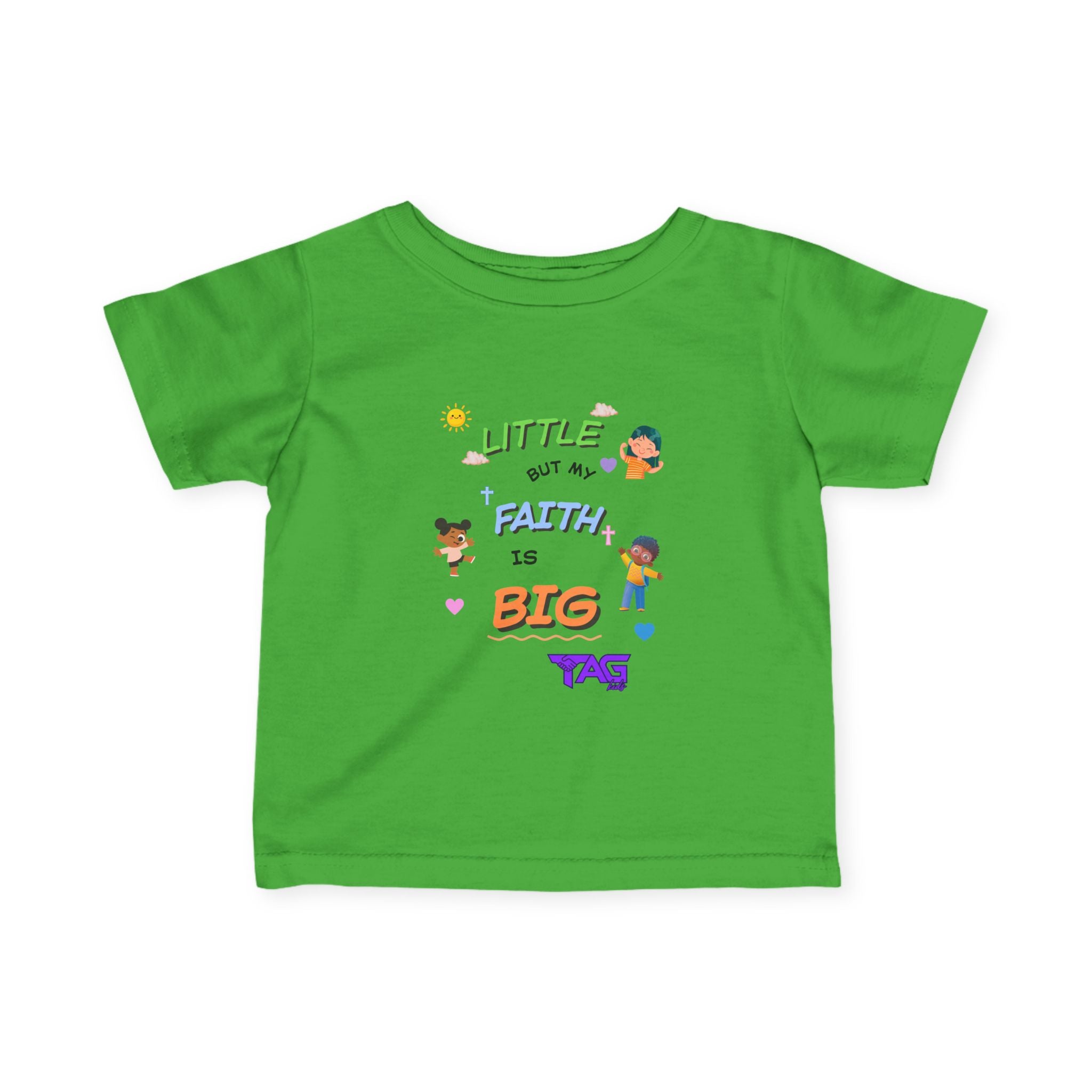 "Little but My Faith Is Big" Infant Tee
