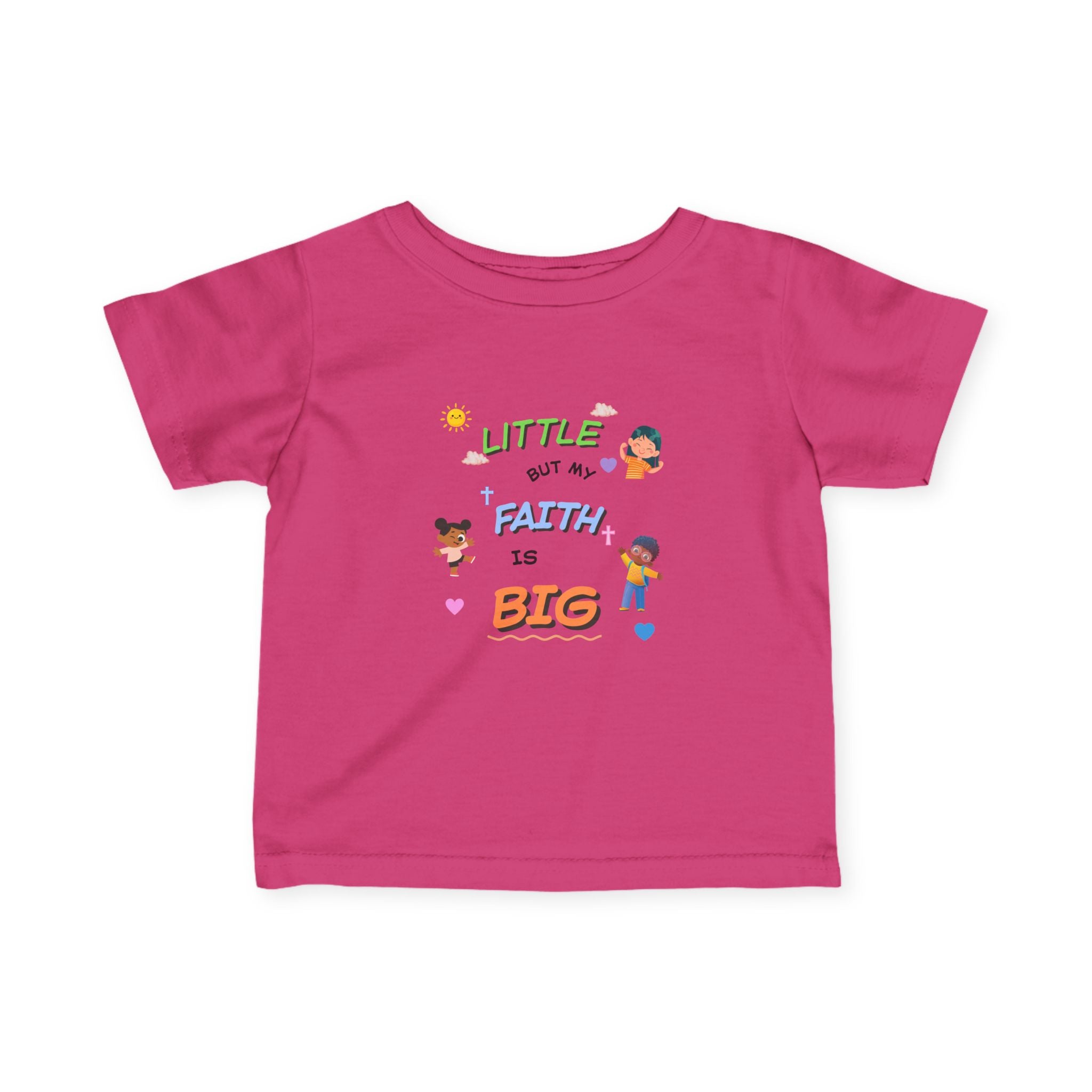 "Little but My Faith Is Big" Infant Tee