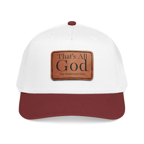 "That's All God" Leather Patch Baseball Cap