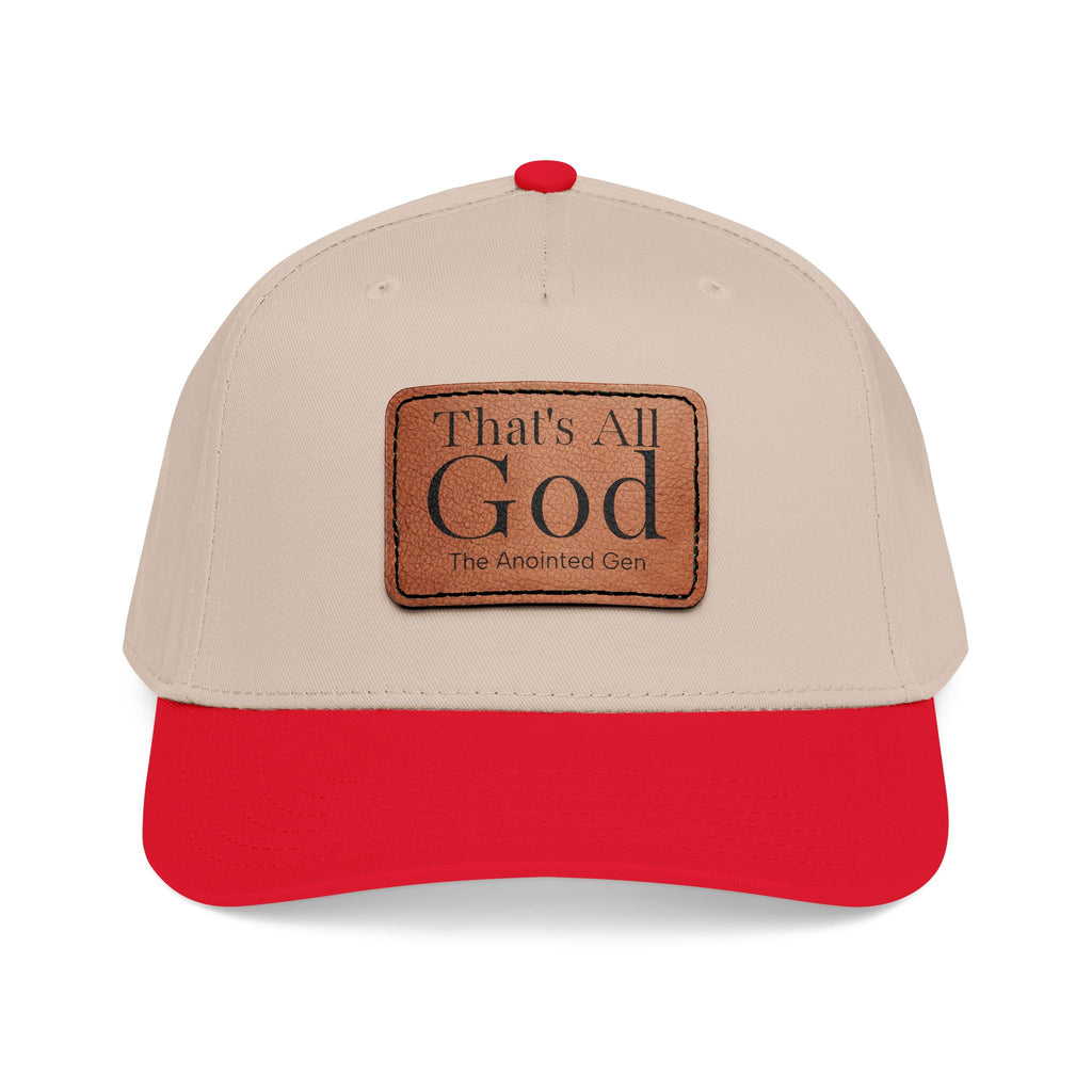 "That's All God" Leather Patch Baseball Cap