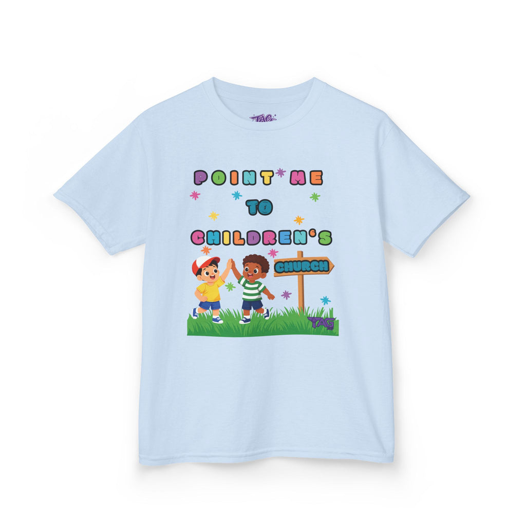 Point Me To Children`s Church Kids Tee