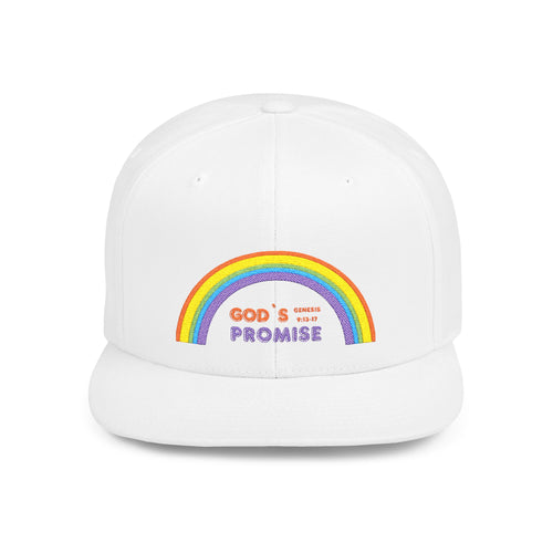 'God's Promise' Flat Bill Snapback Hat
