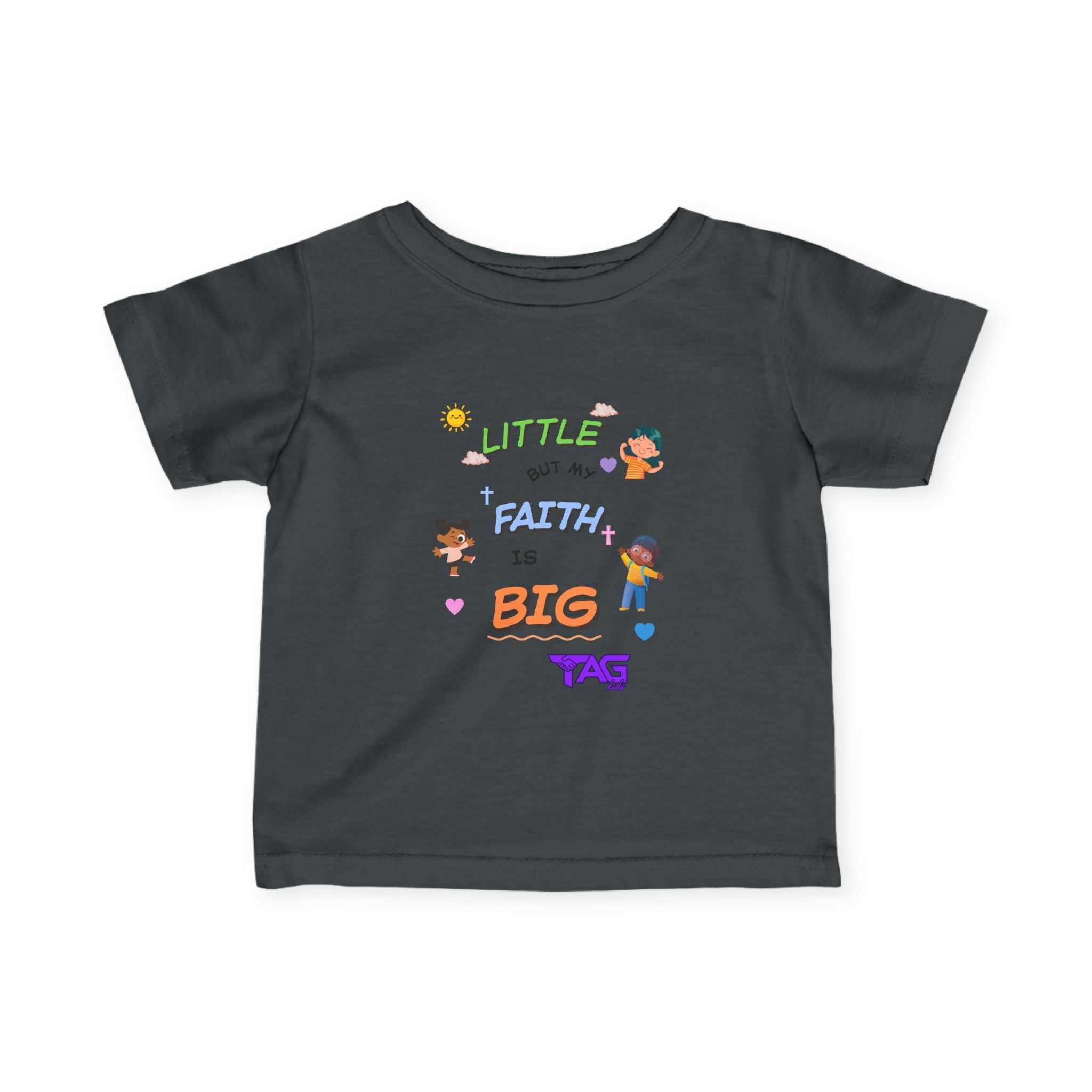 "Little but My Faith Is Big" Infant Tee